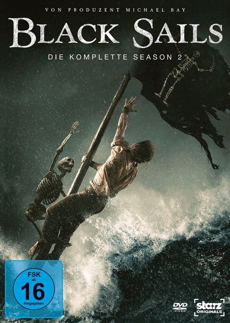 Black Sails Staffel 2, 4 DVDs
