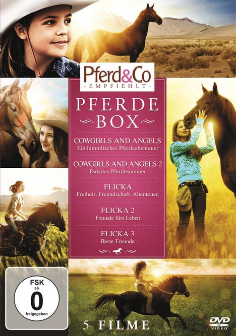 Pferde-Box (5 Filme), 5 DVDs