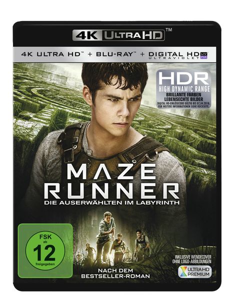 Maze Runner (Ultra HD Blu-ray &amp; Blu-ray), 1 Ultra HD Blu-ray und 1 Blu-ray Disc