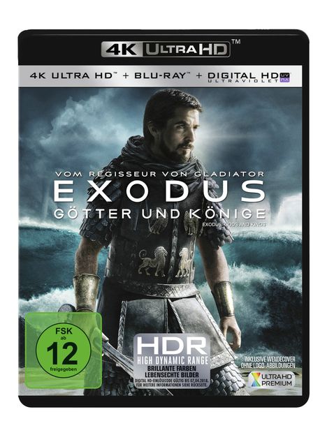 Exodus - Götter und Könige (Ultra HD Blu-ray &amp; Blu-ray), 1 Ultra HD Blu-ray und 1 Blu-ray Disc