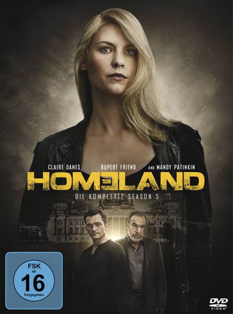Homeland Staffel 5, 4 DVDs