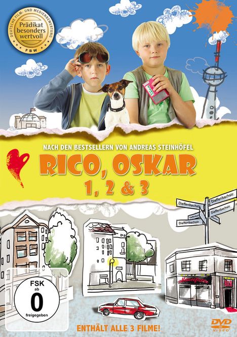 Rico, Oskar 1-3, 3 DVDs