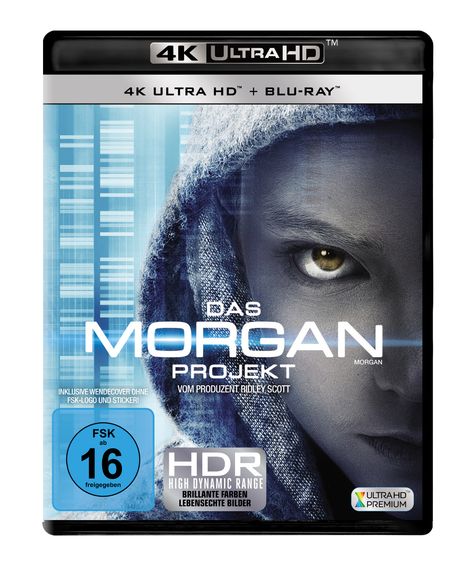 Das Morgan Projekt (Ultra HD Blu-ray &amp; Blu-ray), 1 Ultra HD Blu-ray und 1 Blu-ray Disc