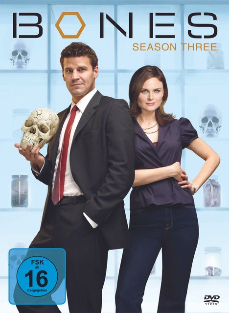 Bones - Die Knochenjägerin Staffel 3, 4 DVDs