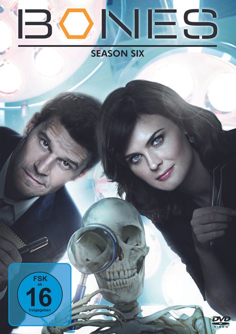 Bones - Die Knochenjägerin Staffel 6, 6 DVDs