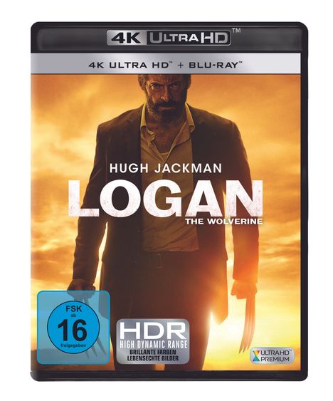 Logan - The Wolverine (Ultra HD Blu-ray &amp; Blu-ray), 1 Ultra HD Blu-ray und 1 Blu-ray Disc
