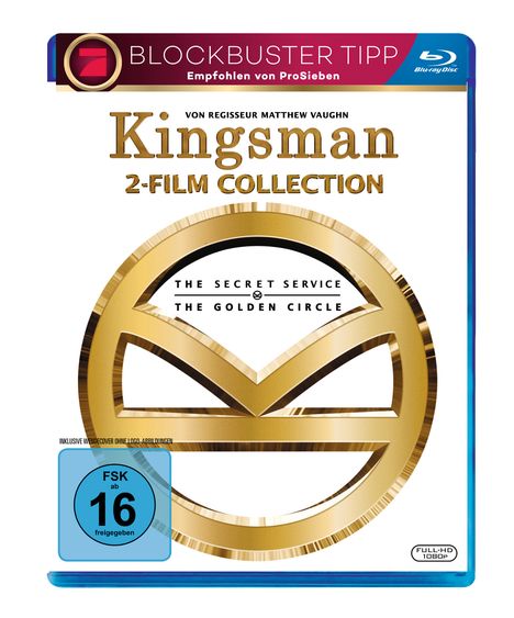 Kingsman 1 &amp; 2 (Blu-ray), 2 Blu-ray Discs