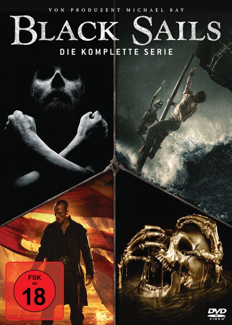 Black Sails (Komplette Serie), 15 DVDs
