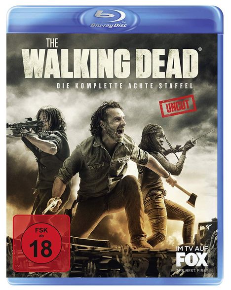 The Walking Dead Staffel 8 (Uncut) (Blu-ray), 6 Blu-ray Discs