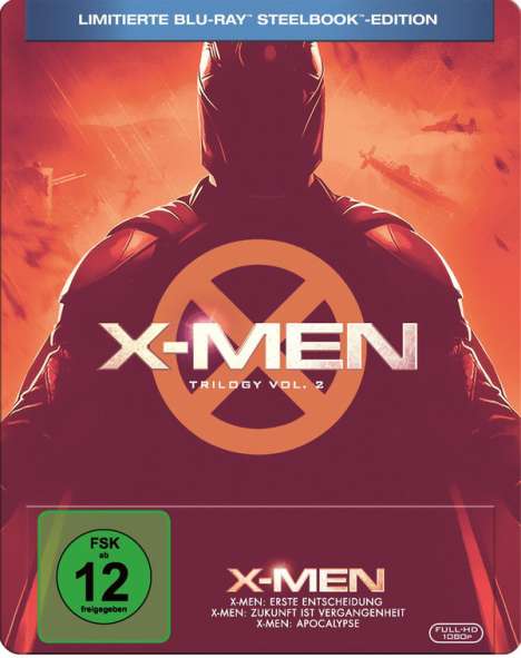 X-Men Trilogie Vol. 2 (Teil 4-6) (Blu-ray im Steelbook), 3 Blu-ray Discs