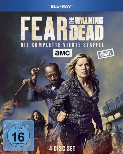 Fear the Walking Dead Staffel 4 (Blu-ray), 4 Blu-ray Discs