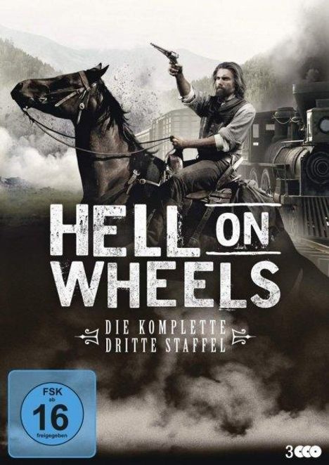 Hell on Wheels Season 3, 3 DVDs