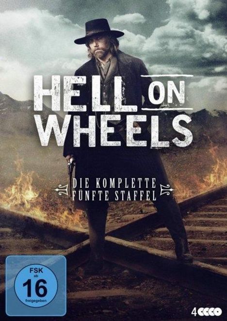Hell on Wheels Season 5, 4 DVDs