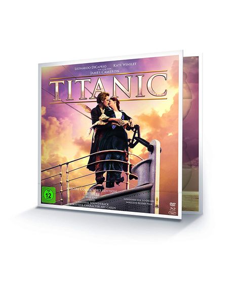 Titanic (1997) (Special Collector's Edition) (Blu-ray &amp; DVD), 1 Blu-ray Disc, 2 DVDs und 1 CD