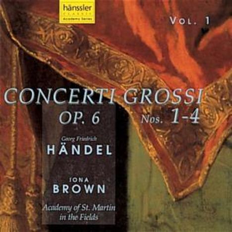 Georg Friedrich Händel (1685-1759): Concerti grossi op.6 Nr.1-4, CD