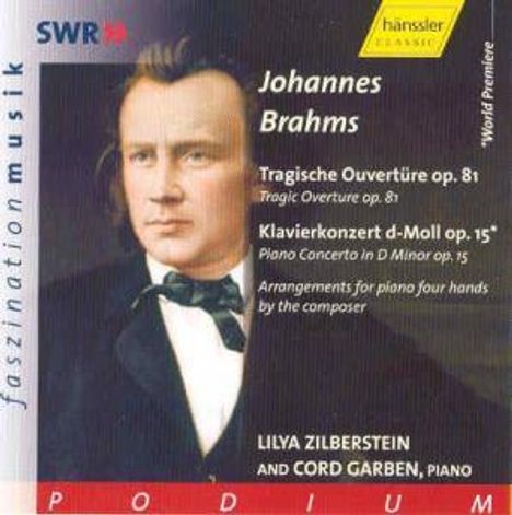 Johannes Brahms (1833-1897): Klavierkonzert Nr.1 (Version für Klavier 4-händig), CD