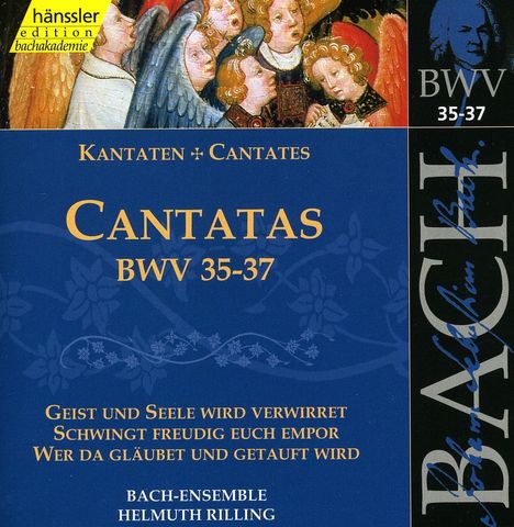 Johann Sebastian Bach (1685-1750): Die vollständige Bach-Edition Vol.12 (Kantaten BWV 35 - 37), CD