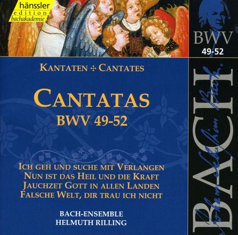 Johann Sebastian Bach (1685-1750): Die vollständige Bach-Edition Vol.17 (Kantaten BWV 49-52), CD