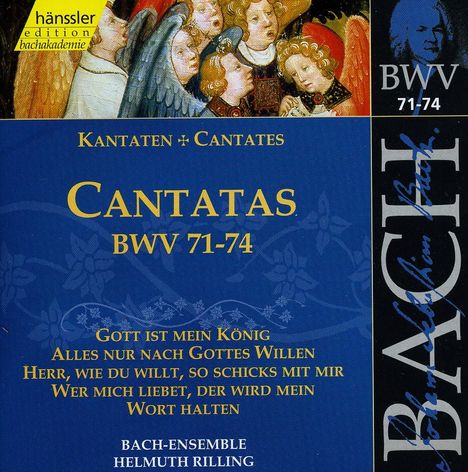 Johann Sebastian Bach (1685-1750): Die vollständige Bach-Edition Vol.23 (Kantaten BWV 71-74), CD