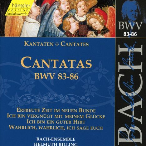 Johann Sebastian Bach (1685-1750): Die vollständige Bach-Edition Vol.27 (Kantaten BWV 83-86), CD