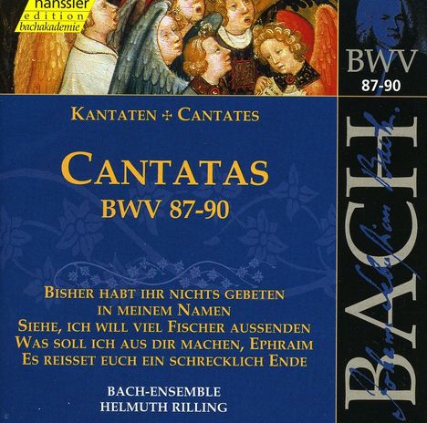 Johann Sebastian Bach (1685-1750): Die vollständige Bach-Edition Vol.28 (Kantaten BWV 87-90), CD