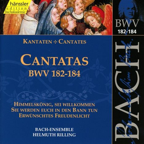 Johann Sebastian Bach (1685-1750): Die vollständige Bach-Edition Vol.55 (Kantaten BWV 182-184), CD