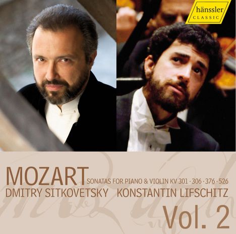 Wolfgang Amadeus Mozart (1756-1791): Sonaten für Violine &amp; Klavier Vol.2, CD