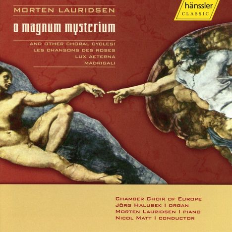 Morten Lauridsen (geb. 1943): O Magnum Mysterium, CD