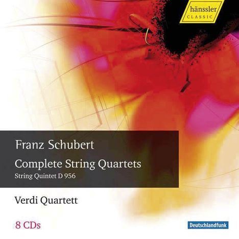 Franz Schubert (1797-1828): Streichquartette Nr.1-15, 8 CDs