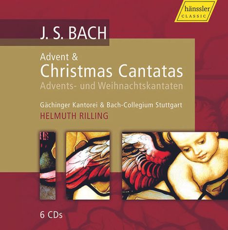 Johann Sebastian Bach (1685-1750): Kantaten BWV 36,40,57,61-65,91,110,121-123,132,133,151,191, 6 CDs