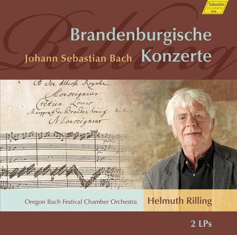 Johann Sebastian Bach (1685-1750): Brandenburgische Konzerte Nr.1-6 (120g), 2 LPs