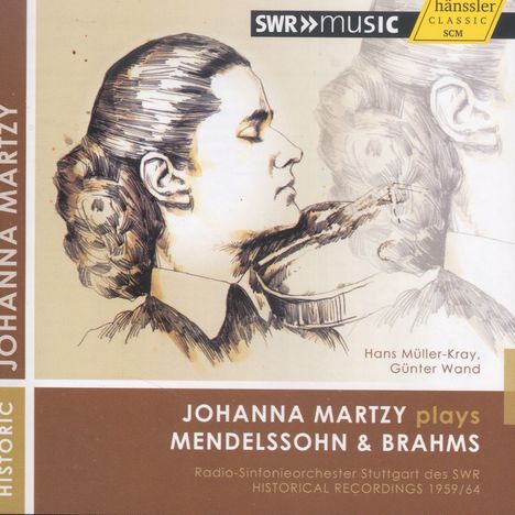 Johanna Martzy plays Mendelssohn &amp; Brahms, CD