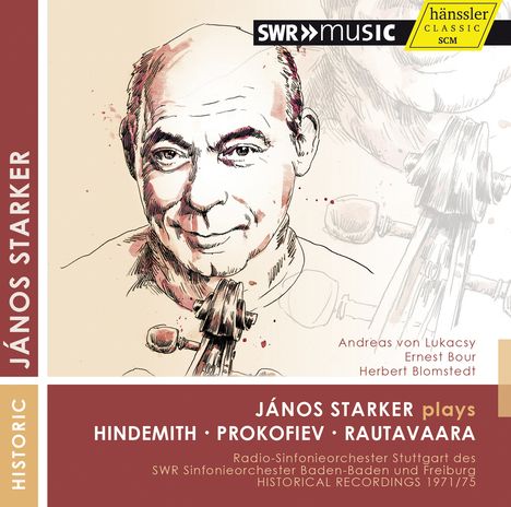 Janos Starker plays Hindemith, Prokofieff, Rautavaara, CD