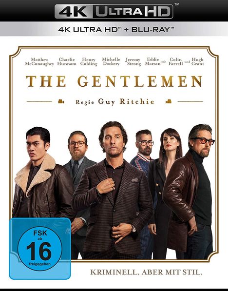 The Gentlemen (Ultra HD Blu-ray &amp; Blu-ray), 1 Ultra HD Blu-ray und 1 Blu-ray Disc