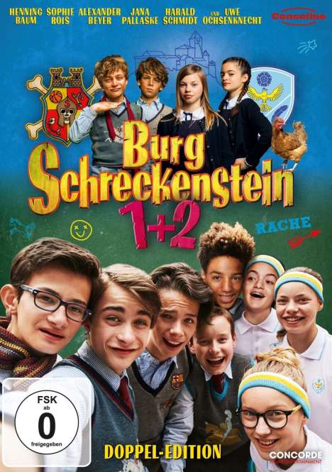 Burg Schreckenstein 1+2, 2 DVDs