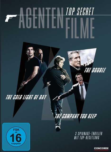 Top Secret Agentenfilme, 3 DVDs