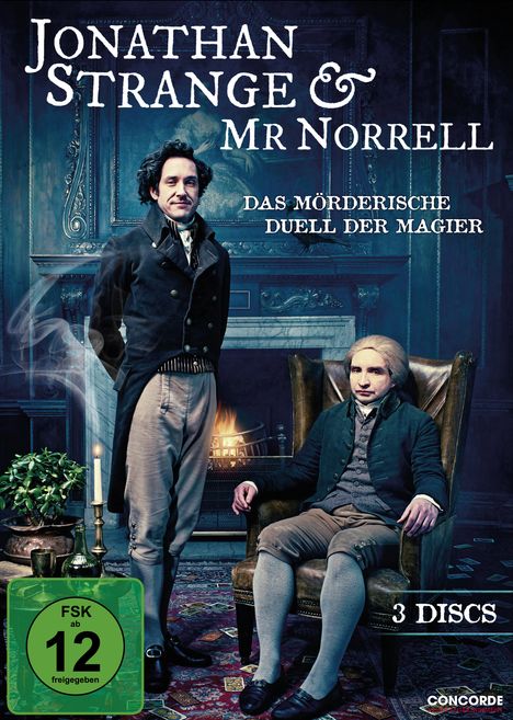 Jonathan Strange &amp; Mr. Norrell, 3 DVDs