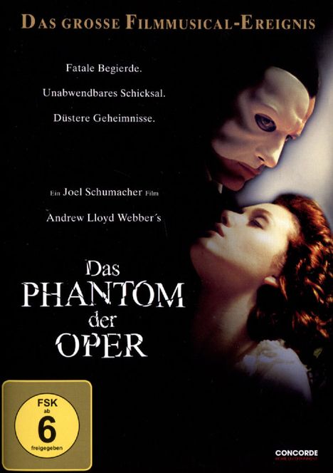 Das Phantom der Oper (2004), DVD