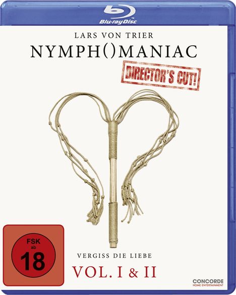 Nymphomaniac Vol. 1 &amp; 2 (Director's Cut) (Blu-ray), 2 Blu-ray Discs