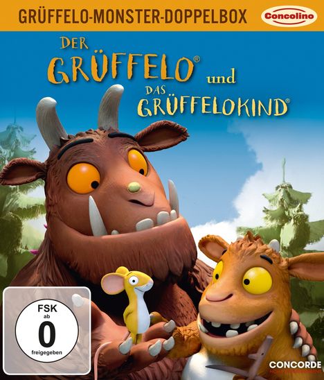 Der Grüffelo / Das Grüffelokind (Blu-ray), 2 Blu-ray Discs