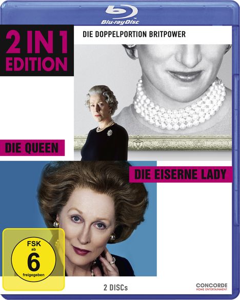 Die Queen / Die Eiserne Lady (Blu-ray), 2 Blu-ray Discs