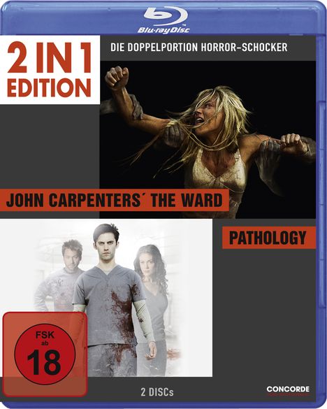 John Carpenter's The Ward / Pathology (Blu-ray), 2 Blu-ray Discs