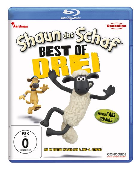 Shaun das Schaf - Best of Drei (Blu-ray), Blu-ray Disc