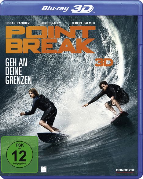 Point Break (2015) (3D &amp; 2D Blu-ray), 2 Blu-ray Discs