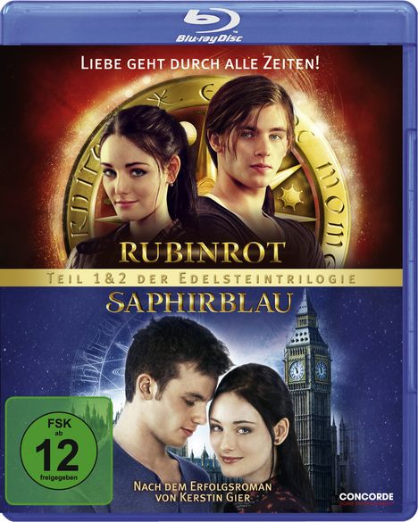 Rubinrot / Saphirblau (Blu-ray), 2 Blu-ray Discs