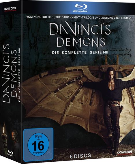 Da Vinci's Demons (Komplette Serie) (Blu-ray), 6 Blu-ray Discs