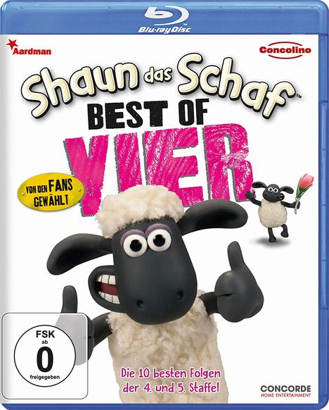 Shaun das Schaf - Best of Vier (Blu-ray), Blu-ray Disc