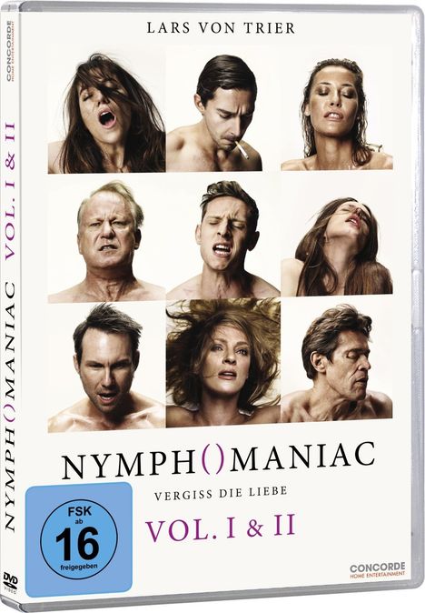 Nymphomaniac Vol. 1 &amp; 2, 2 DVDs