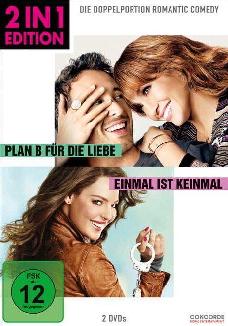 Plan B für die Liebe / Einmal ist keinmal, 2 DVDs