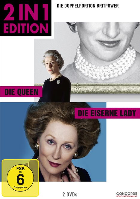 Die Queen / Die Eiserne Lady, 2 DVDs